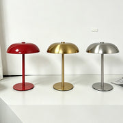 Metal Mushroom Table Lamp, American Retro, Night Light, for Bedroom Bar Hotel