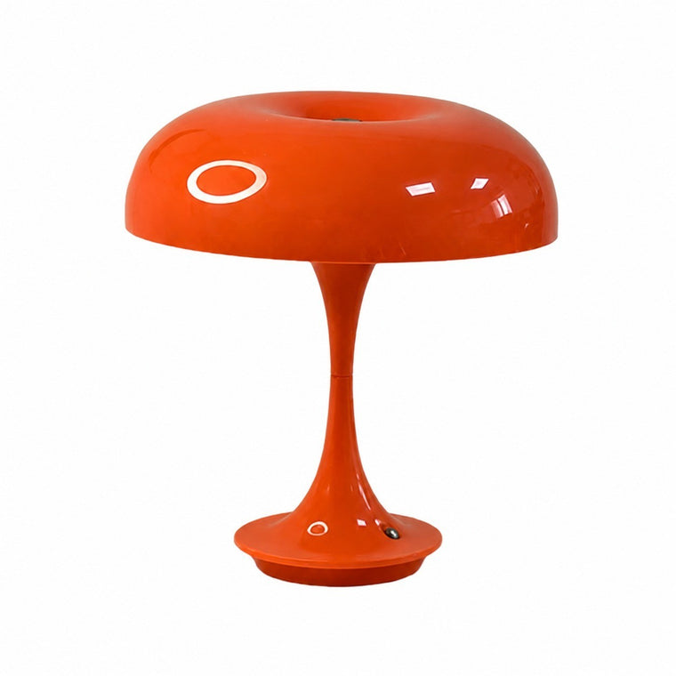 Rechargeable Mushroom Night Light, Cream Style, Table Lamp for Bedroom, Restaurant, Hotel – Orange