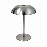 Metal Mushroom Table Lamp, American Retro, Night Light, for Bedroom Bar Hotel – Silver