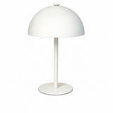 Rechargeable Table Lamp, Nordic Flower Bud Design, Bedside Night Light, Living Room Bedroom – White