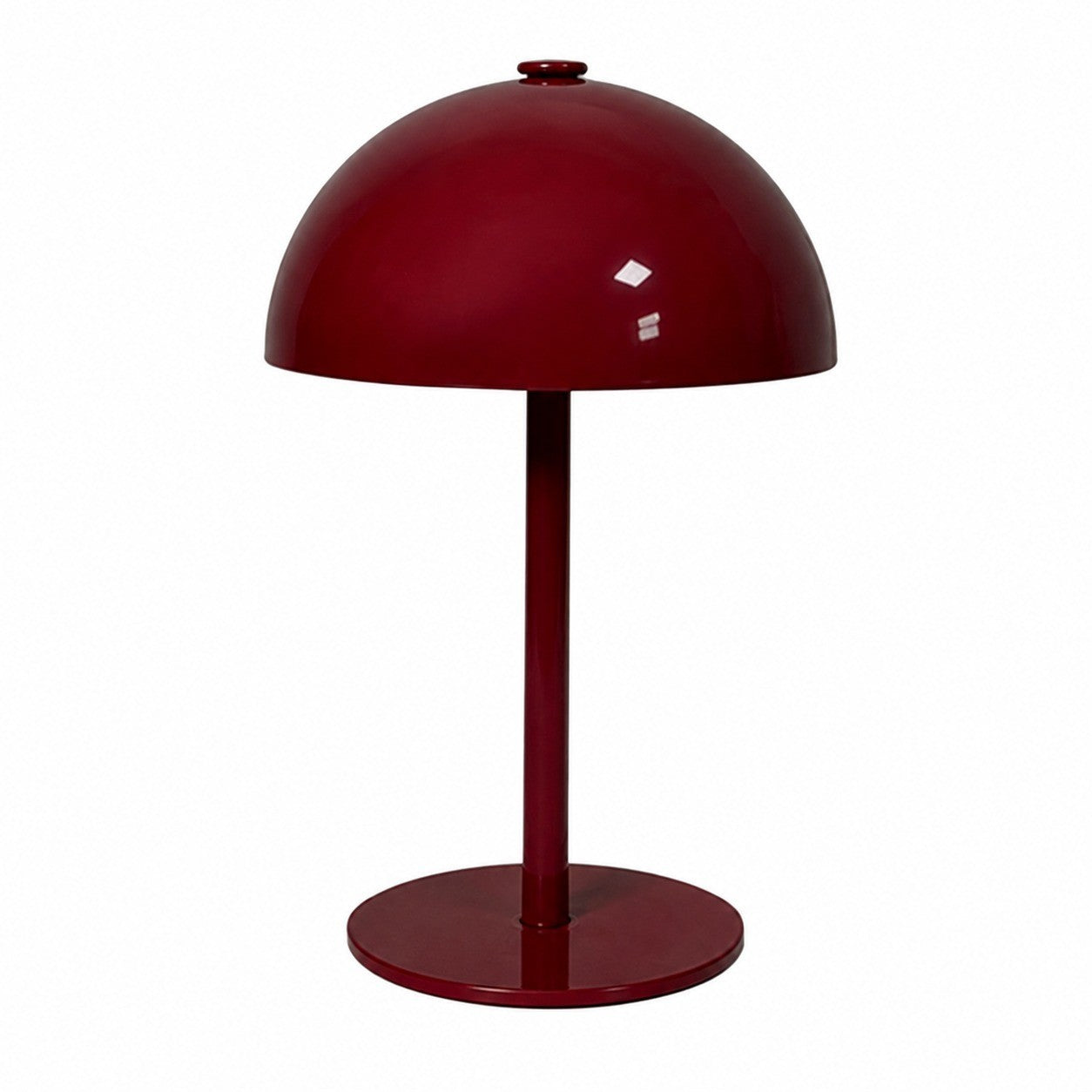 Rechargeable Table Lamp, Nordic Flower Bud Design, Bedside Night Light, Living Room Bedroom – Red