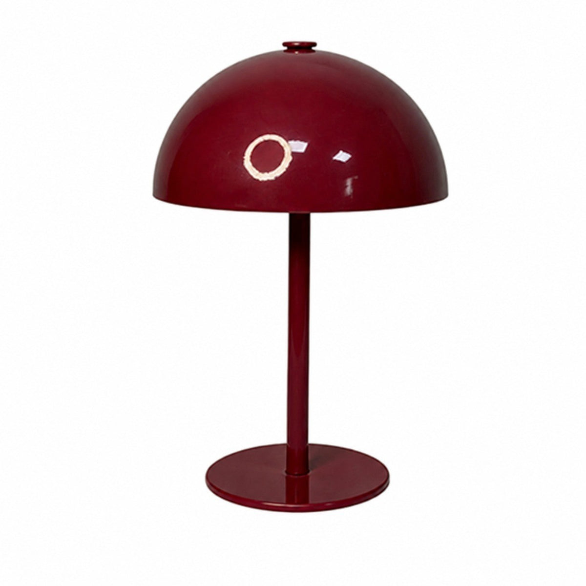 Retro Flower Bud Table Lamp, Metal Creative Design, Bedside Night Light for Bedroom Hotel – Red