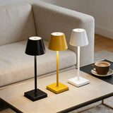 Metal Table Lamp for Living Room Bedroom, Long Stem Decorative Ambient Lighting, Home Bar