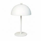 Retro Flower Bud Table Lamp, Metal Bedside Desk Lamp, Yellow, Creative Atmosphere Lighting – White