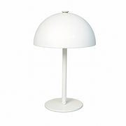 Retro Flower Bud Table Lamp, Metal Bedside Desk Lamp, Yellow, Creative Atmosphere Lighting – White
