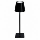 Metal Table Lamp for Living Room Bedroom, Long Stem Decorative Ambient Lighting, Home Bar – Black metal tall lamp square thin shape