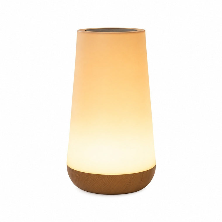 Remote Control Wood Grain Touch Night Light, Tap Table Lamp, 13 Atmosphere Lights – Default Title