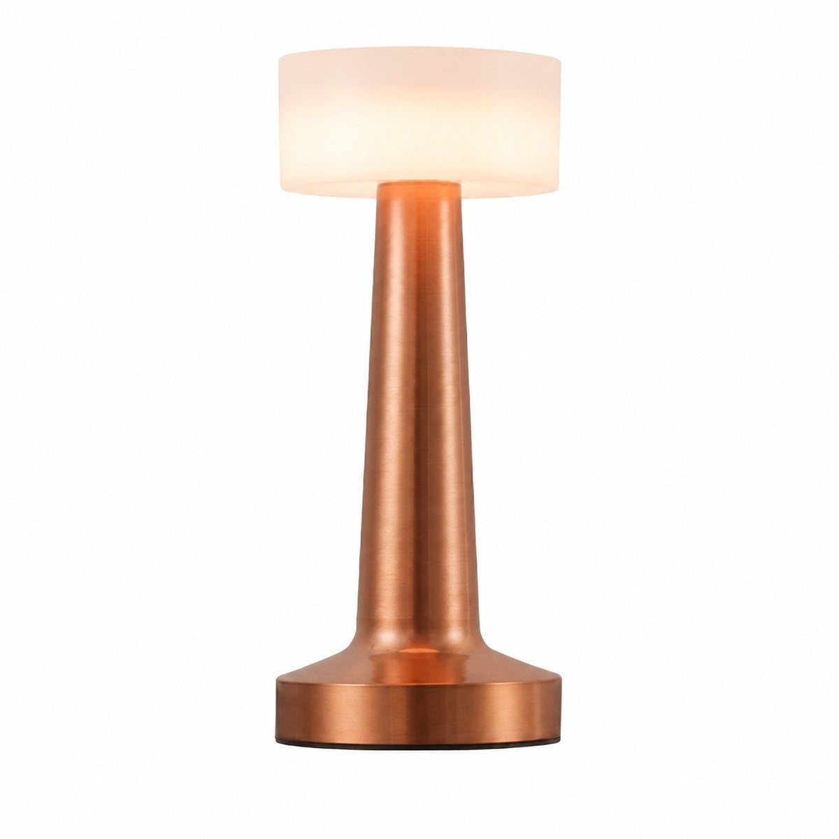 LED Dumbbell Night Light, Creative Decorative Table Lamp, Metal Nordic Style, Rechargeable – Dumbbell + acrylic style-silver