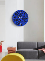 Modern Office Slogan Wall Clock, Frameless 3 mm Panel, Really Busy Design