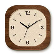 Vintage Still-Life Art Wall Clock, Vase and Flowers, Frameless 3 mm Panel – Time Gone By / 30 x 30 cm