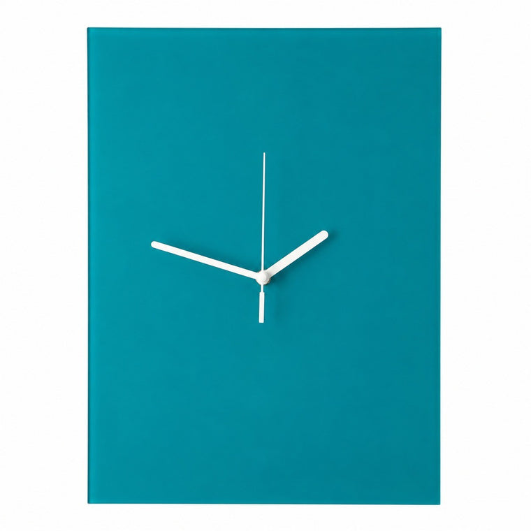 Silent Wall Clock, Nordic Minimalist, for Living Room Bedroom – Green / 30 x 21 cm