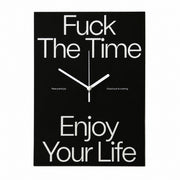 Silent Wall Clock, Nordic Minimalist, for Living Room Bedroom – Black / 40 x 28 cm