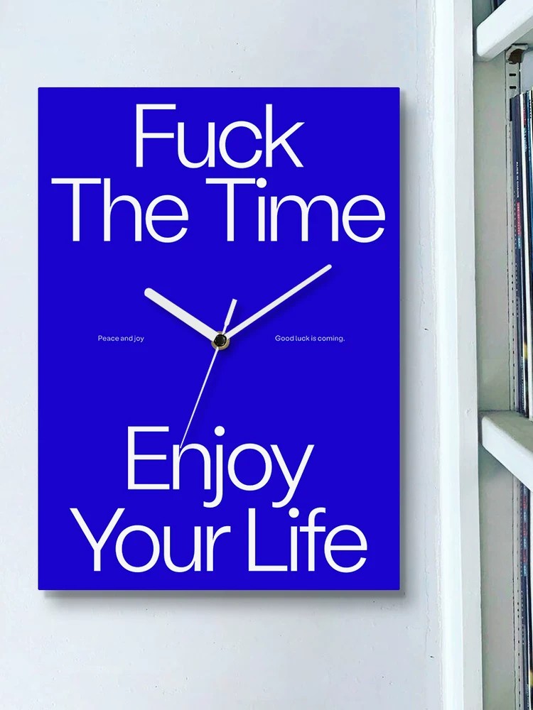 Silent Wall Clock, Nordic Minimalist, for Living Room Bedroom