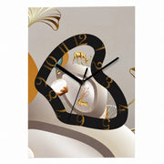 Deer Landscape Wall Clock, Rectangular, Frameless 3 mm Panel, Modern Art, Indoor