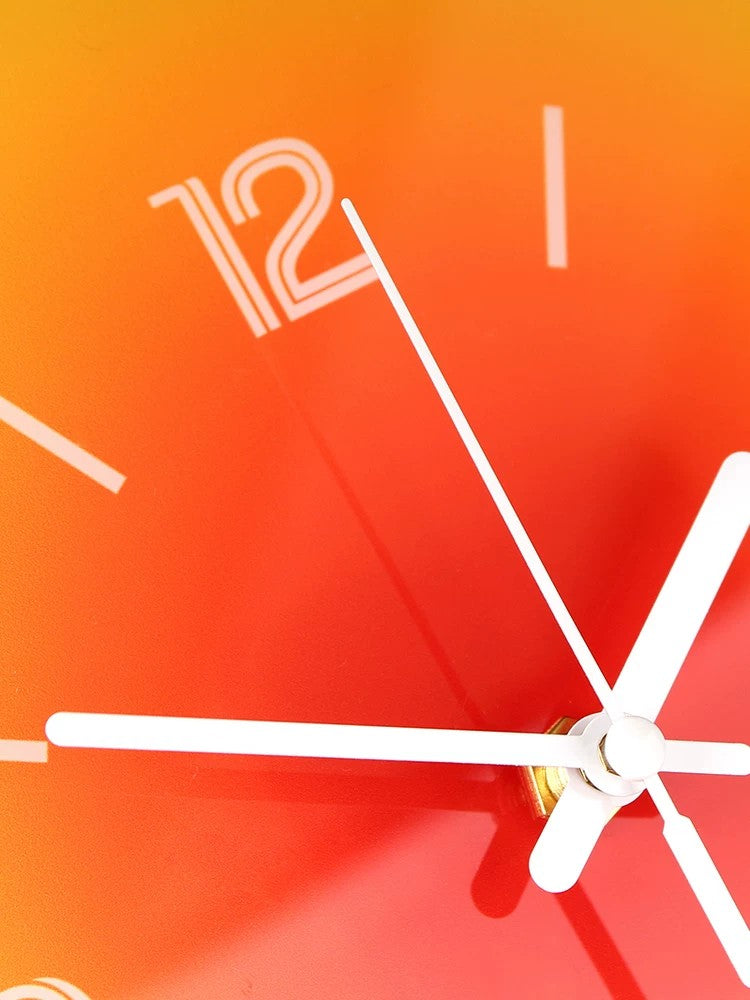 Sunset Afterglow Freestanding Table Clock, Rectangular Battery Powered, Indoor Decor Wall