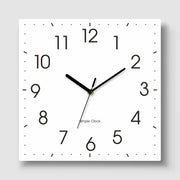 Round Dial Wall Clock, Acrylic Silent Quartz, Nordic Minimalist