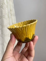 Sunflower Small Cup 100 ml, Ceramic Tea Coffee Mug - detail 2