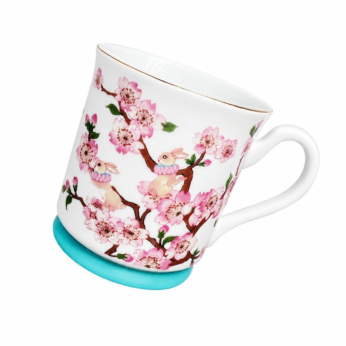 Rabbit 320 ml Cup, Cute Animal Design, Ceramic Mug for Tea Coffee - product view 2