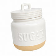 Rustic Pottery Letter Storage Jar, Kitchen Food Container - product view 2