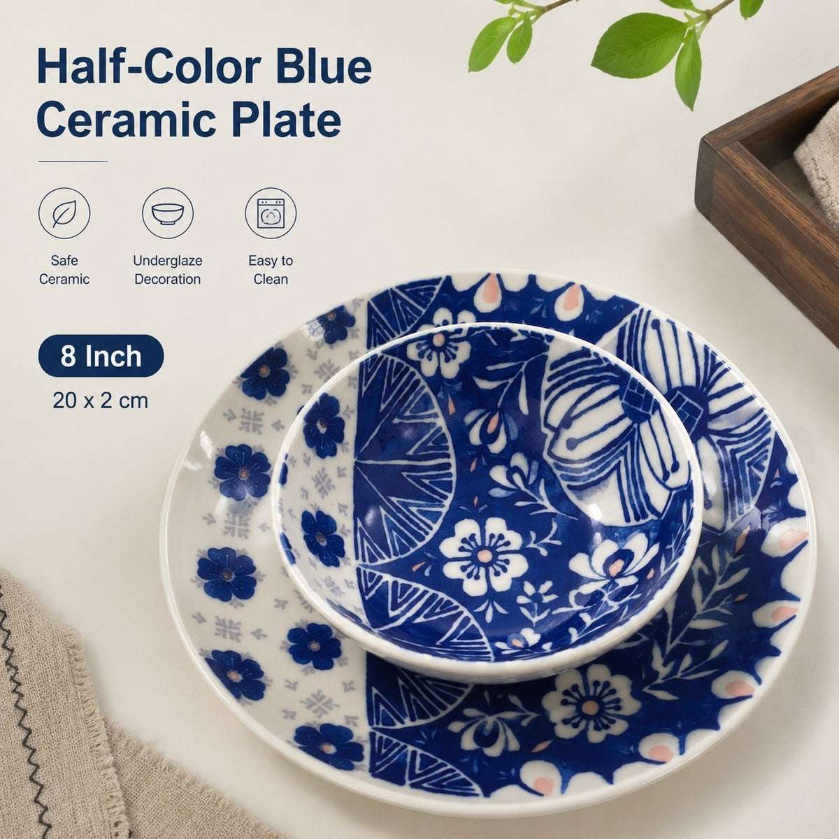 Christmas Underglaze Ceramic Tableware Collection - detail 3