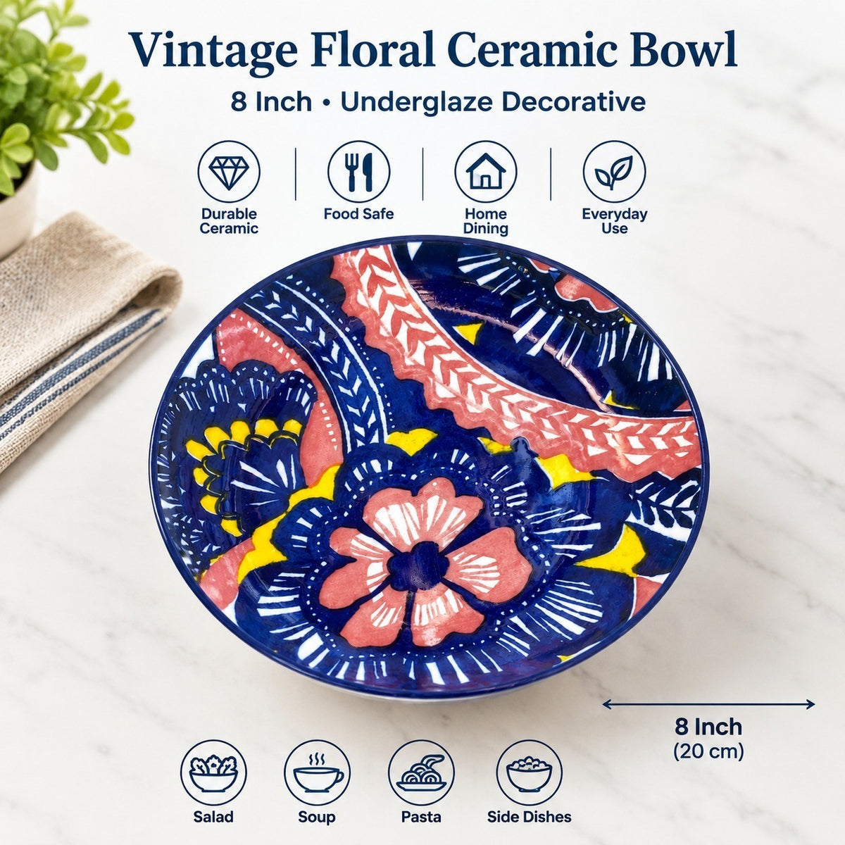 Everyday Essentials Underglaze Ceramic Tableware Collection - detail 3