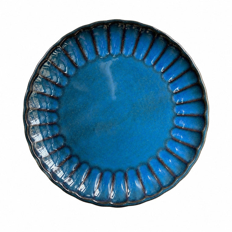 Reactive Glaze Plate, 8 Inch Ceramic Dinnerware - product view 2