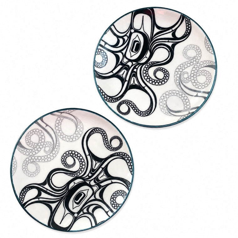 Octopus Rim Green Small Dish - product view 1