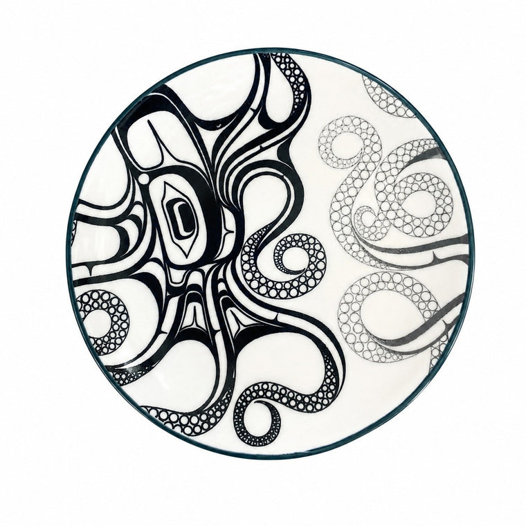 Octopus Rim Green Small Dish - product view 2