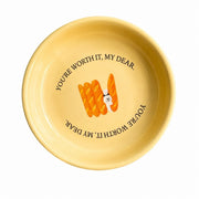 Ceramic Oval Platter 10 Inch, Toast Cat Design, Serving Dish for Kitchen & Dining - product view 3