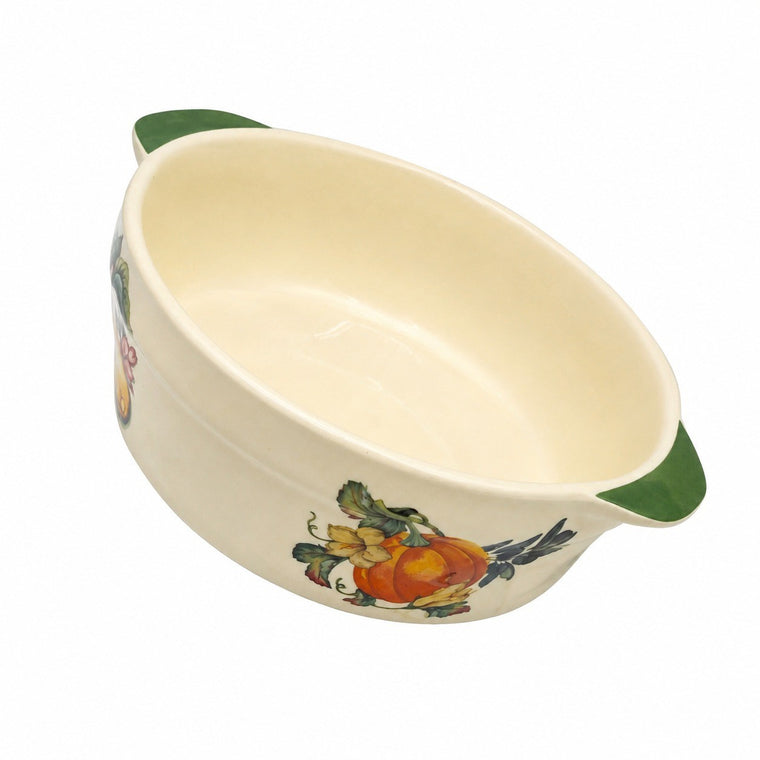 Ceramic Soup Bowl, Small 7 Inch Pumpkin Design, 17.5x15x5 cm - product view 1