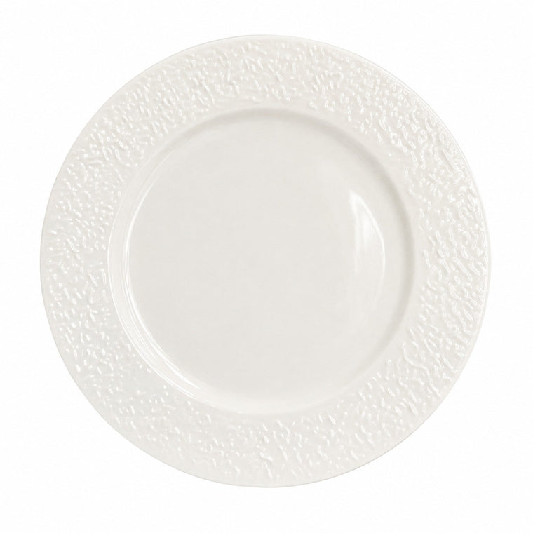 Ceramic Flat Plate 10.5 Inch Stone Pattern Dinnerware, 26cm Round Plate - product view 1