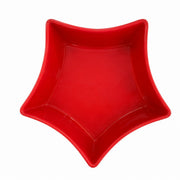 Five-Point Star Red Plate, Star-Shaped Dinnerware for Serving - product view 1