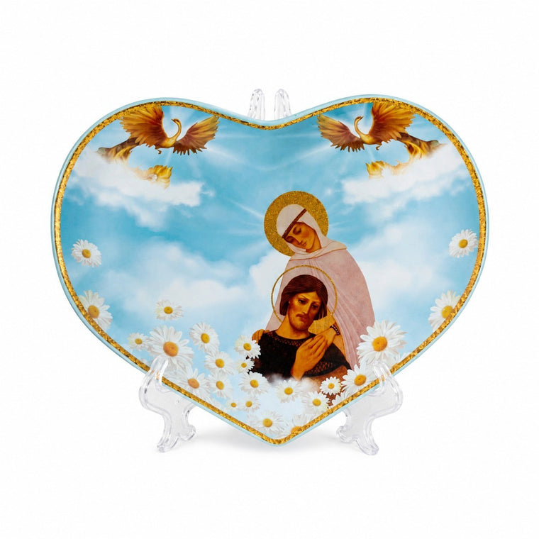 Western Figure Plate with Rack, Decorative Dinner Plate - product view 1