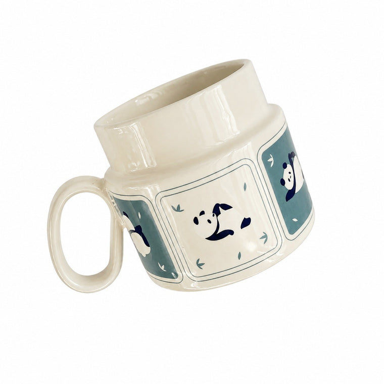 Panda 400 ml Mug, Cute Ceramic Coffee Cup - product view 1
