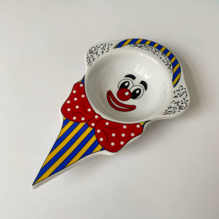 Ceramic Salad Bowl, Clown Design, 23.5 x 15 x 3.5 Inch, Decorative Serving Bowl - detail 1