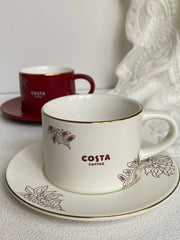 Classic Cup and Saucer Ceramic Tableware Collection - detail 3