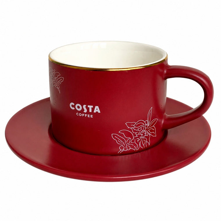 Classic Cup and Saucer Ceramic Tableware Collection - product view 1