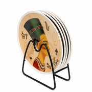 Egyptian Totem Ceramic Plate, 7.5 Inch, Decorative Dinnerware - product view 3