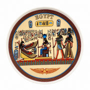 Egyptian Totem Ceramic Plate, 7.5 Inch, Decorative Dinnerware - product view 5