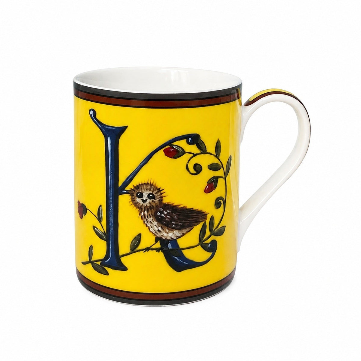 Red D Ceramic Mug, 350 ml, Coffee Tea Cup - product view 6