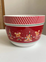 Large Ceramic Soup Bowl, Red, 20 x 13.5 cm, Deep Bowl for Soup - detail 2