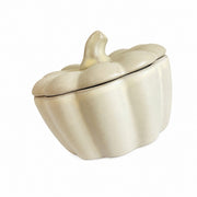Ceramic Lidded Stew Cup, Matte Pumpkin, Soup Pot with Lid - product view 1
