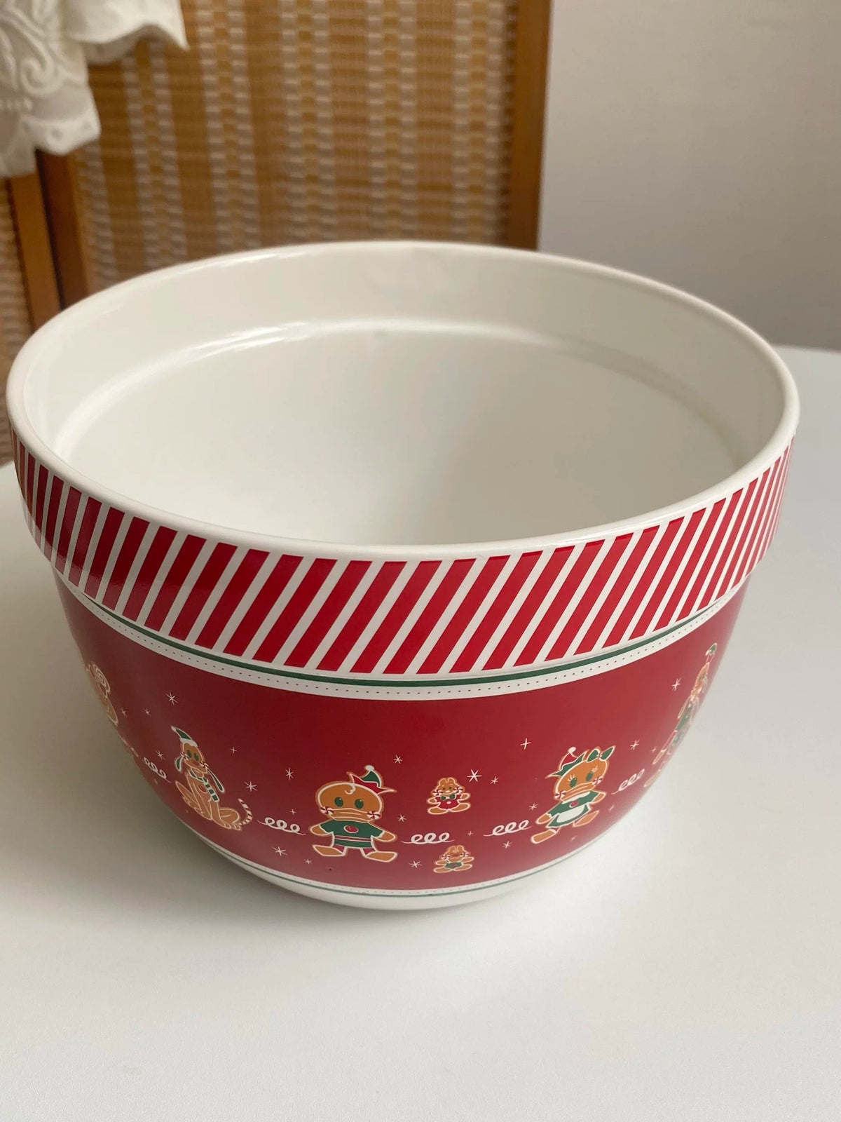 Large Ceramic Soup Bowl, Red, 20 x 13.5 cm, Deep Bowl for Soup - detail 3