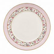 Purple Floral Ceramic Plate, 10 Inch Dinner Plate, Decorative Floral Design - product view 2