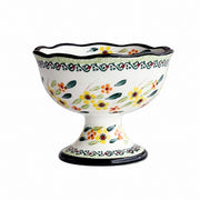 Stemmed Ice Cream Cup, Spring Blossom Porcelain - product view 2