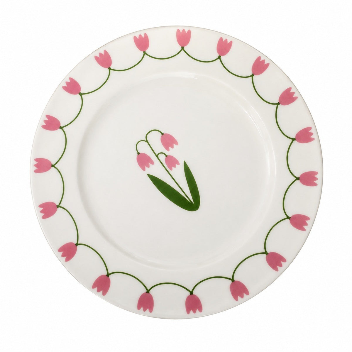 Ceramic Deep Plate 8 Inch Blueberry Design, 20 x 3 cm, Dinnerware - product view 3