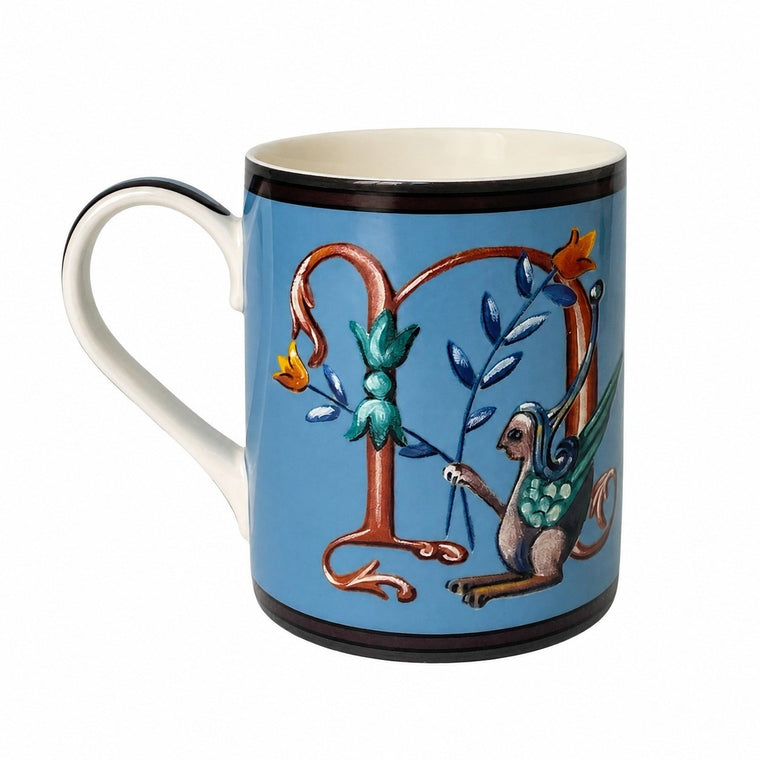 Red D Ceramic Mug, 350 ml, Coffee Tea Cup - product view 2