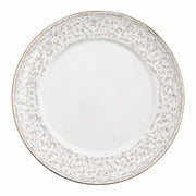 Purple Floral Ceramic Plate, 10 Inch Dinner Plate, Decorative Floral Design - product view 1