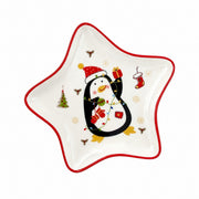 Ceramic Dish Star Penguin Design, Decorative Plate, Kitchen & Home - product view 2