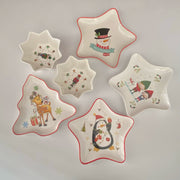 Ceramic Dish Star Penguin Design, Decorative Plate, Kitchen & Home - detail 2